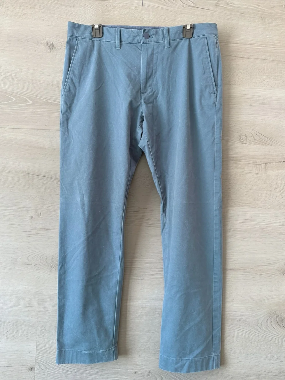 J.Crew Flex Chino Pants Mens 33x30 Blue Stretch Casual Slim Straight